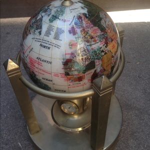 Alexander Kalifano mother of pearl globe